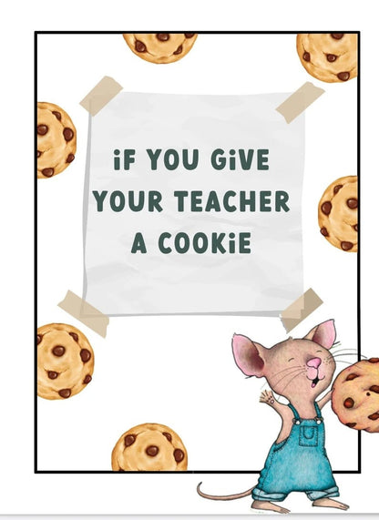 "IF YOU GIVE YOUR TEACHER A COOKIE"🍪📚 Christma Gift Book